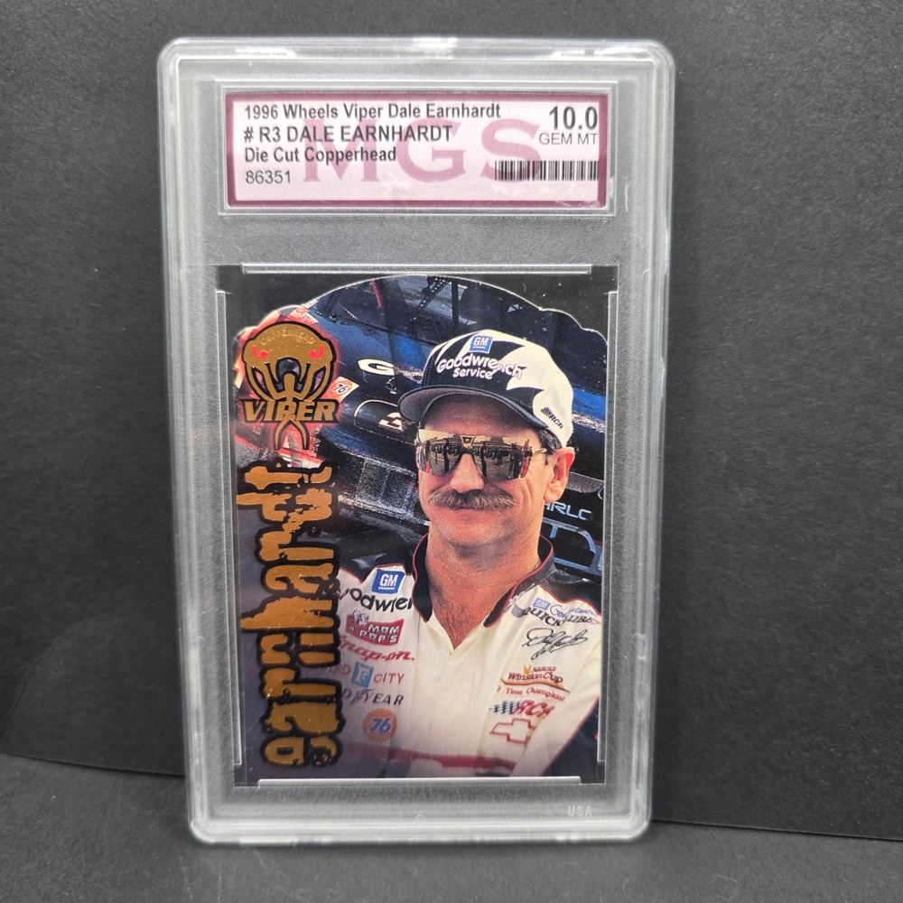 Wheels Viper Dale Earnhardt OS Black 1996 Die Cut Copperhead MGS 10.0